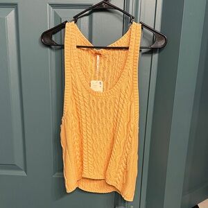 Free People High Tide Cable Knit Tank NWT
